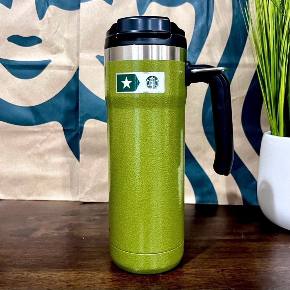 New Starbucks Stanley Military Commitment Double Walled Steel Tumbler 20 oz